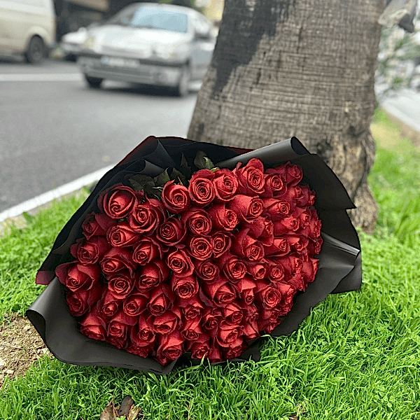 Alanya Çiçekçi - 75 ADET KIRMIZI GÜL